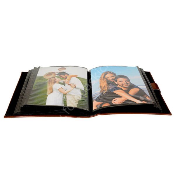 Deri Fotoğraf Albümü Beyaz 100’lük 13x18