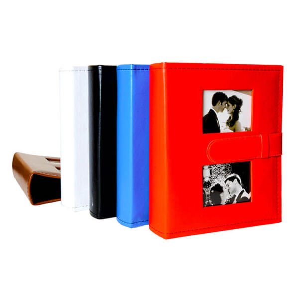 Deri Fotoğraf Albümü Beyaz 100’lük 13x18