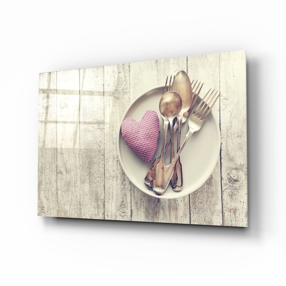 Sevgiyle Hazırlanan Tatlar Cam Tablo