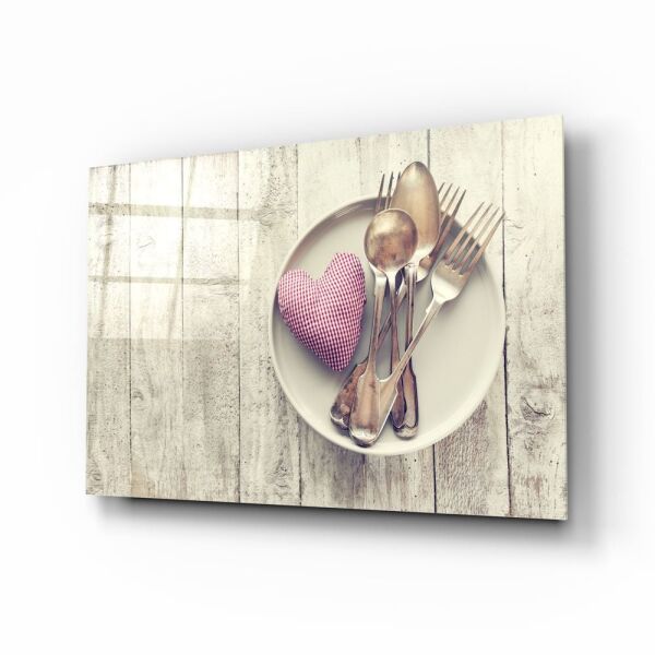 Sevgiyle Hazırlanan Tatlar Cam Tablo