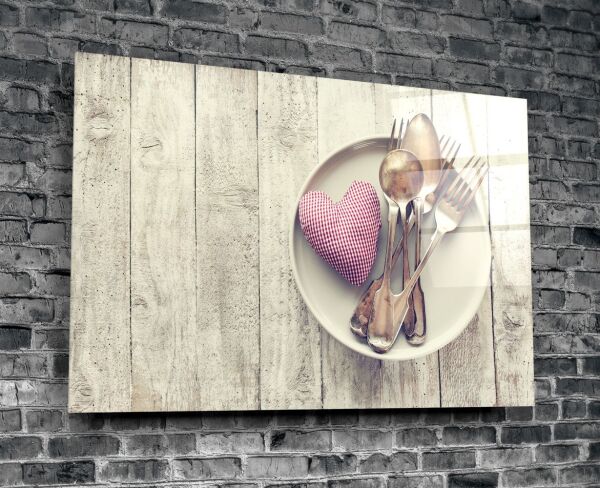 Sevgiyle Hazırlanan Tatlar Cam Tablo