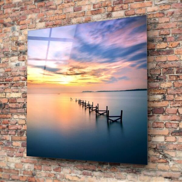 Gün Batımı Cam Tablo No:1110