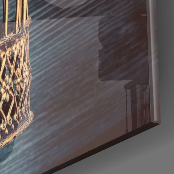 Kafesteki Kalp Cam Tablo