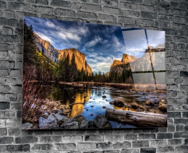 Göl Kenarı Cam Tablo No:1005