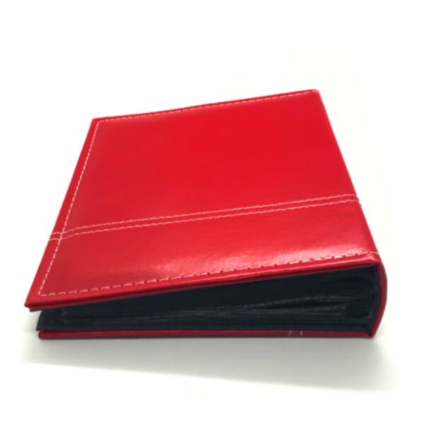 Pencereli Deri Fotoğraf Albümü Kırmızı 200'lük 10x15