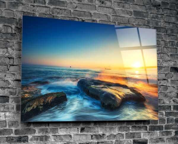 Gün Batımı Cam Tablo No:1006