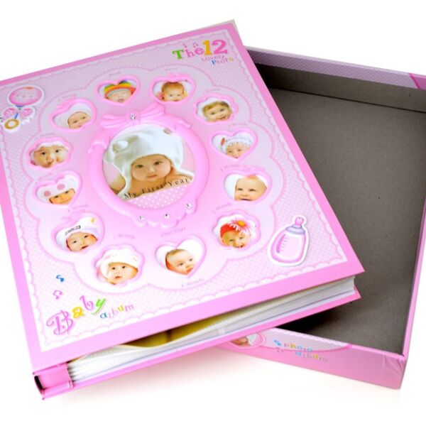 Bebek Fotoğraf Albümü Pembe 240’lık