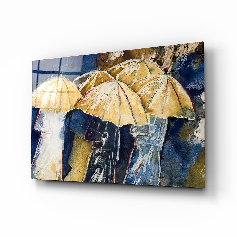 Şemsiyeler Cam Tablo