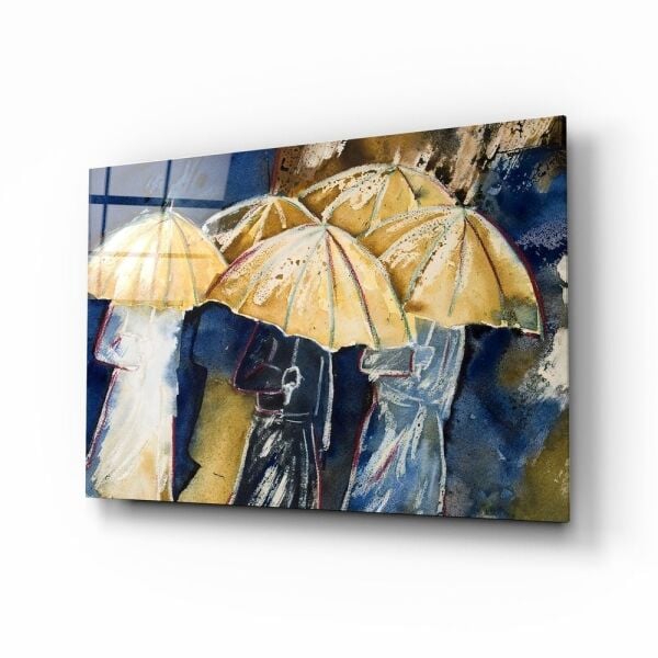 Şemsiyeler Cam Tablo