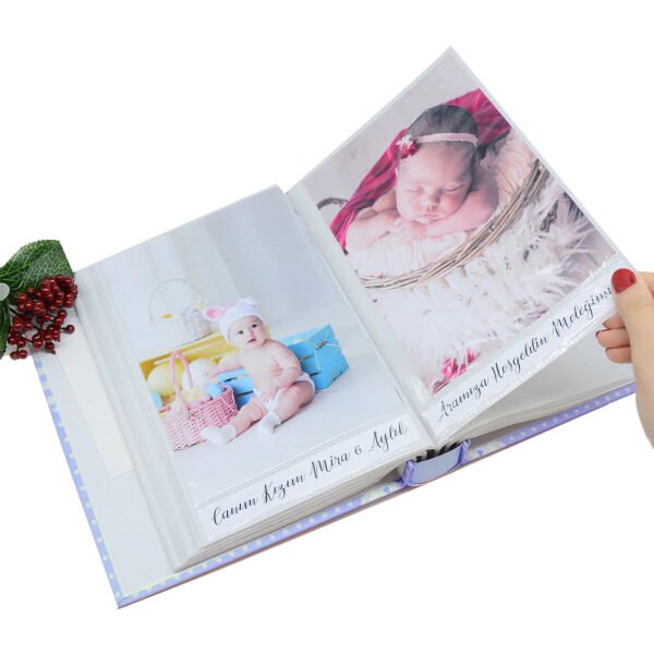Bebek Fotoğraf Albümü Mavi 100’lük 15x21 cm