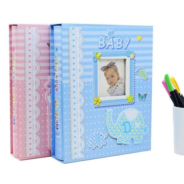 Bebek Fotoğraf Albümü Mavi 200’lük 10x15 cm