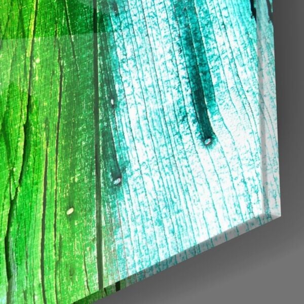 Renkli Tahta Cam Tablo