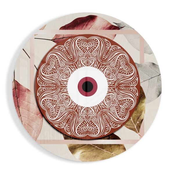 Nazar Boncuğu Cam Tablo