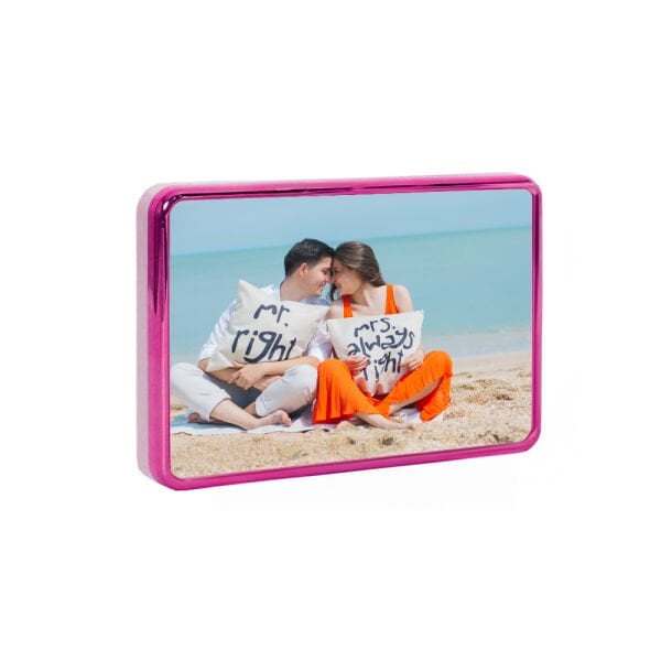 Makyaj Aynalı Cep Albümü Pembe 13x18 cm