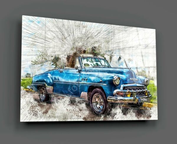 Klasik Chevrolet Cam Tablo
