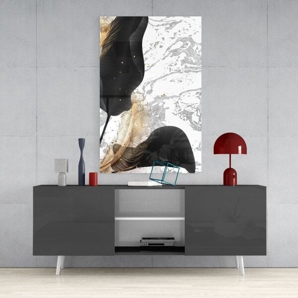 Yapraklar Cam Tablo No:2008