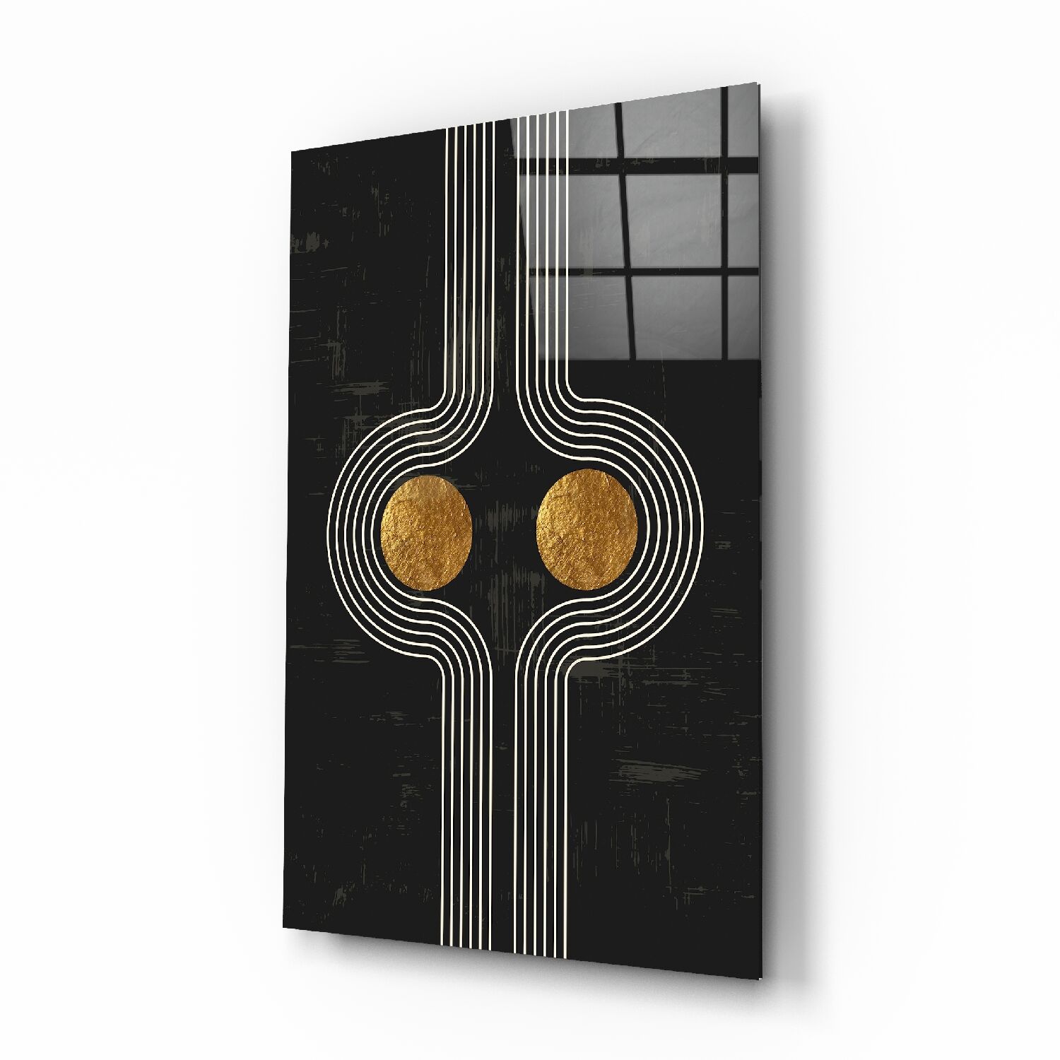 İki Nokta Cam Tablo