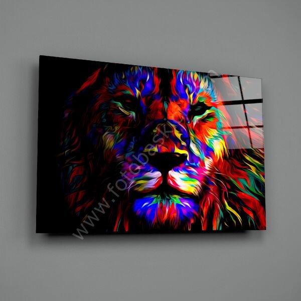 Aslan Cam Tablo