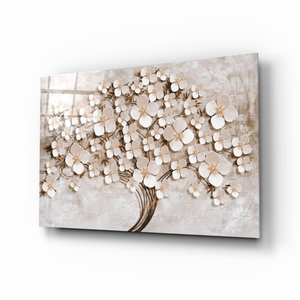 Hayat Ağacı Cam Tablo