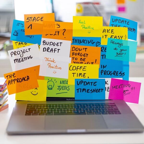 Elektrostatik Akıllı Not Kağıtları - 50 Sayfa