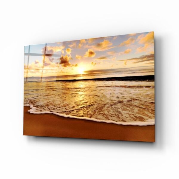 Günbatımı Cam Tablo