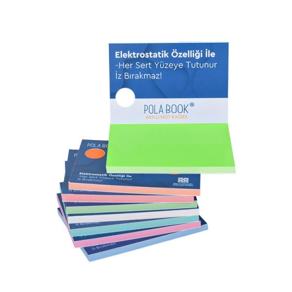 Elektrostatik Akıllı Not Kağıtları - 100 Sayfa Mint