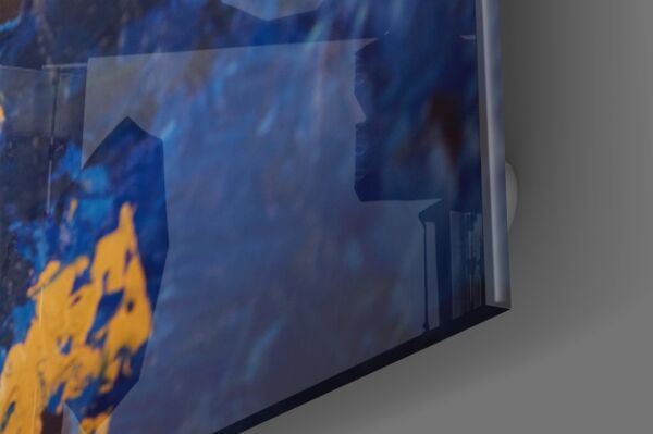 Soyut Renkler Cam Tablo