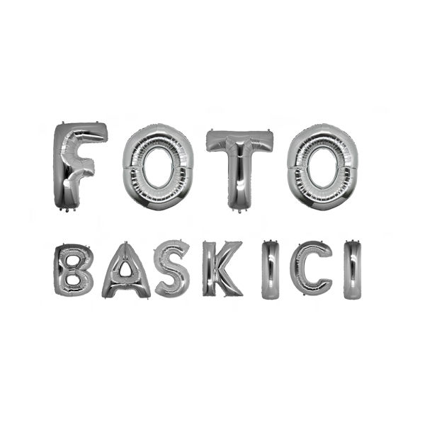Harf Folyo Balon (Gümüş) 100 cm