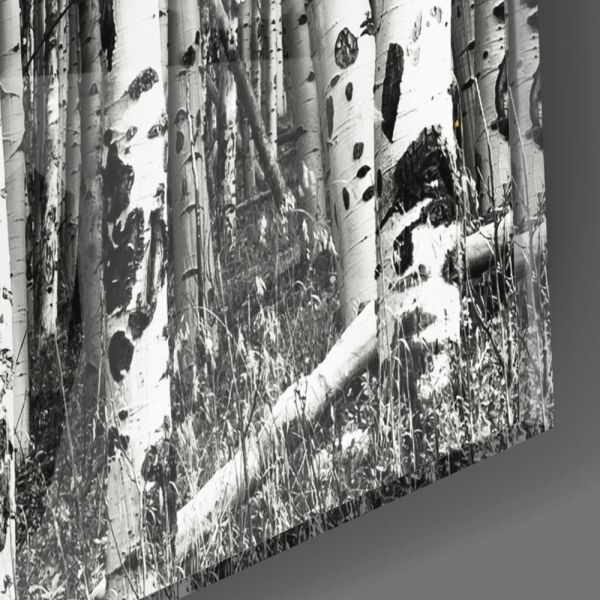 Sarı Orman Cam Tablo