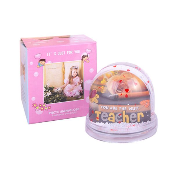 2 Fotoğraflı Kar Küresi 9x11 cm