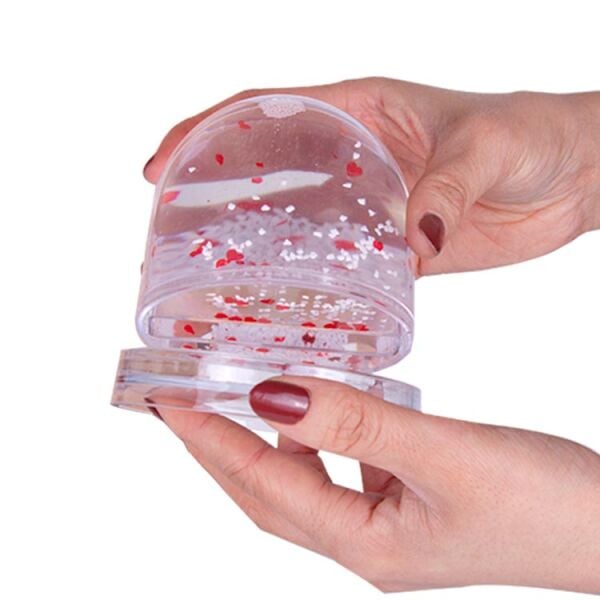 2 Fotoğraflı Kar Küresi 9x11 cm