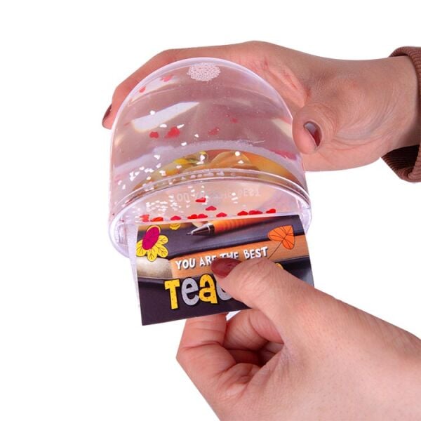 2 Fotoğraflı Kar Küresi 9x11 cm