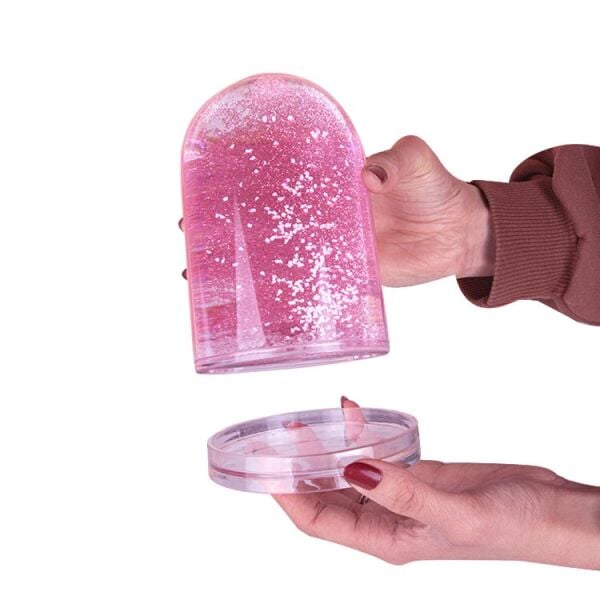 2 Fotoğraflı Büyük Kar Küresi 10x15 cm