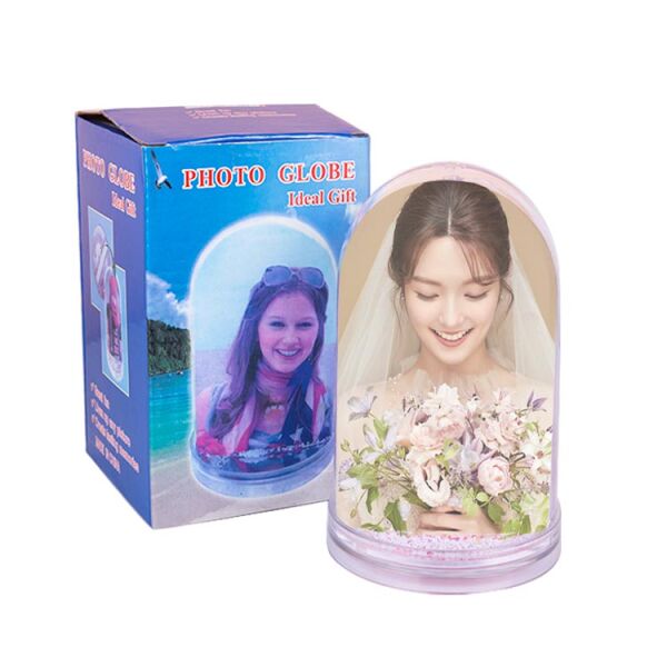 2 Fotoğraflı Büyük Kar Küresi 10x15 cm