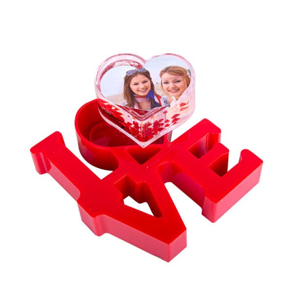 Love Fotoğraflı Kar Küresi 10x12 cm