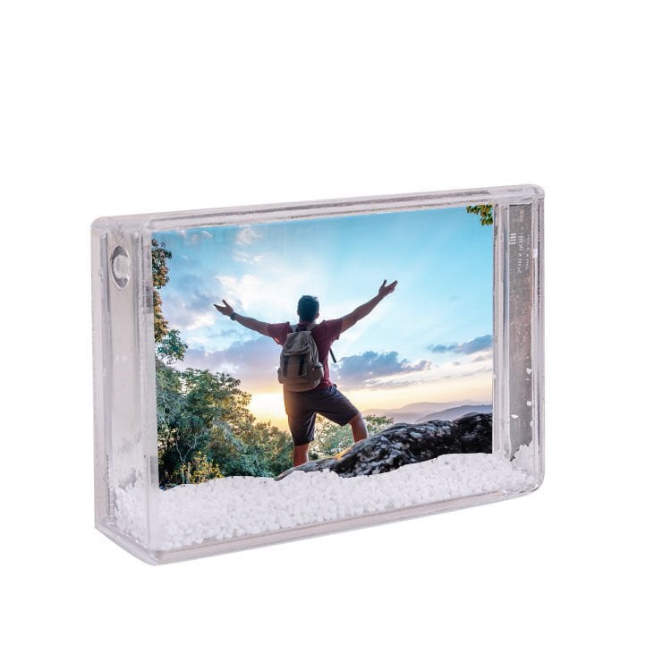 Dikdörtgen Fotoğraflı Kar Küresi 6x9 cm