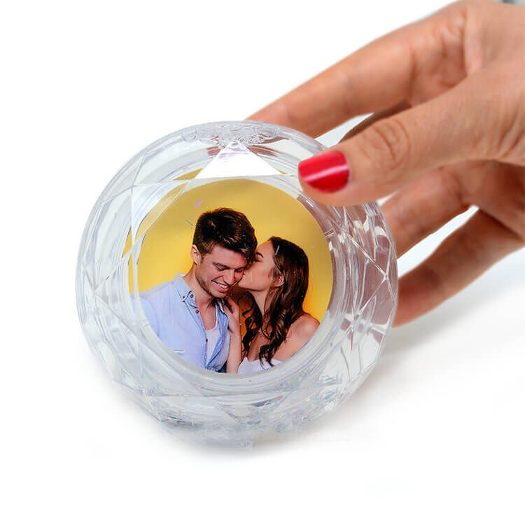 Kristal Yuvarlak Kar Küresi 10x10 cm