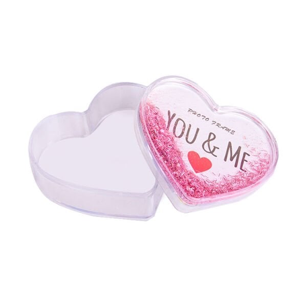 Kalpli Fotoğraflı Kar Küresi Şeffaf 9x10 cm