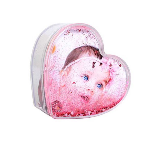 Kalpli Fotoğraflı Kar Küresi Şeffaf 9x10 cm