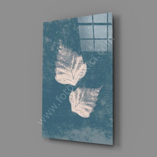 Düşen Yapraklar Cam Tablo