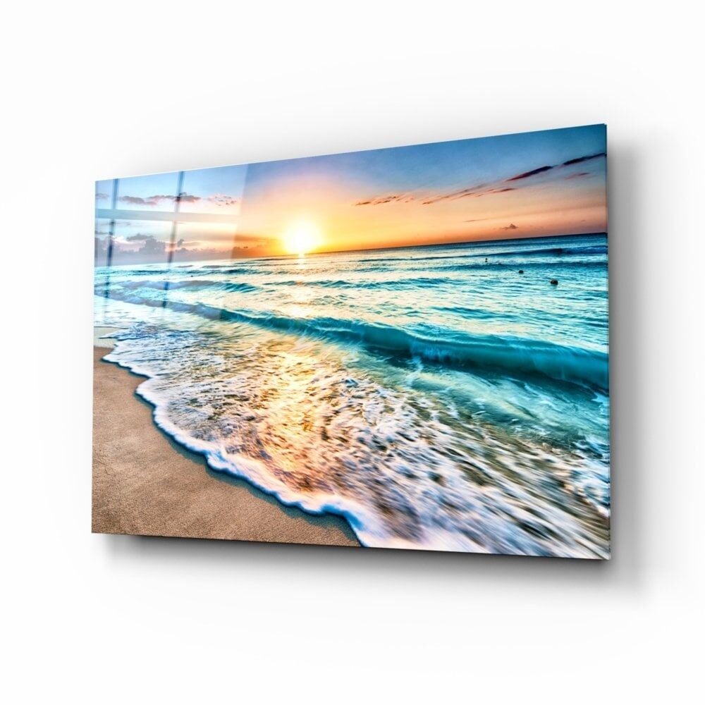 Gün Batımı Cam Tablo No:7040