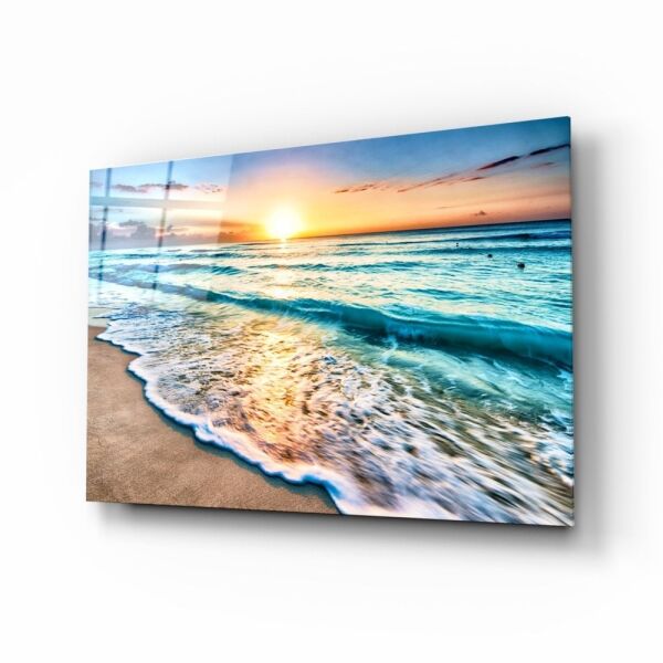 Gün Batımı Cam Tablo No:7040