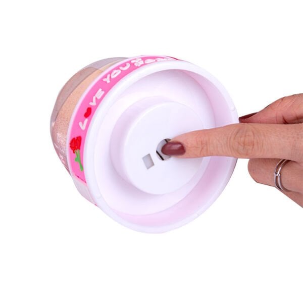 Love You Forever Fotoğraflı Müzikli Kar Küresi 9x11 cm