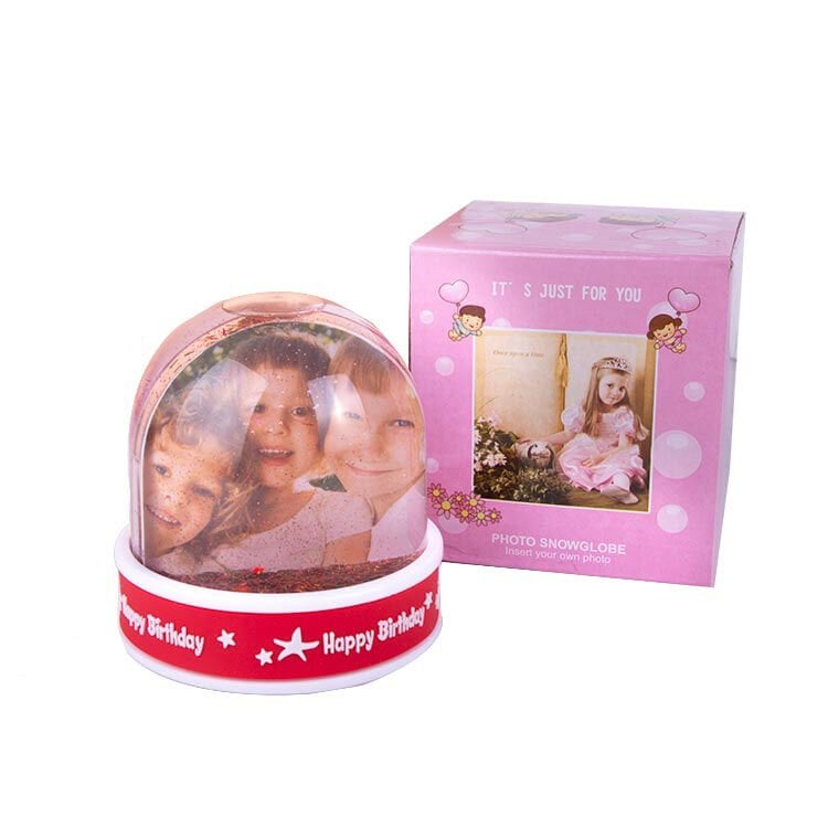 Doğum Günü Fotoğraflı Kar Küresi 9x11 cm