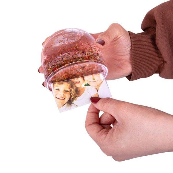 Doğum Günü Fotoğraflı Kar Küresi 9x11 cm