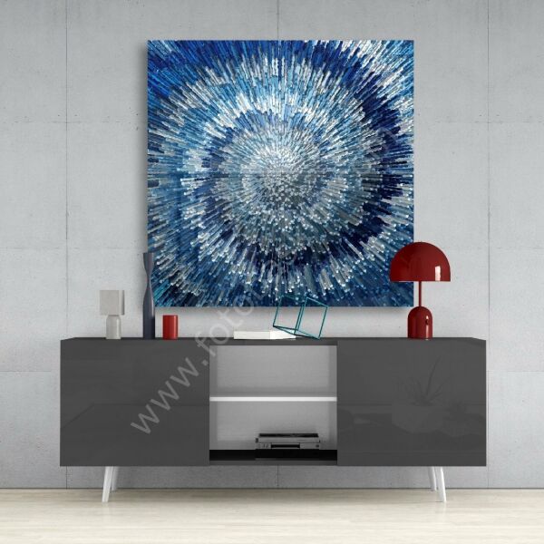 Mavini Döngüsü Cam Tablo