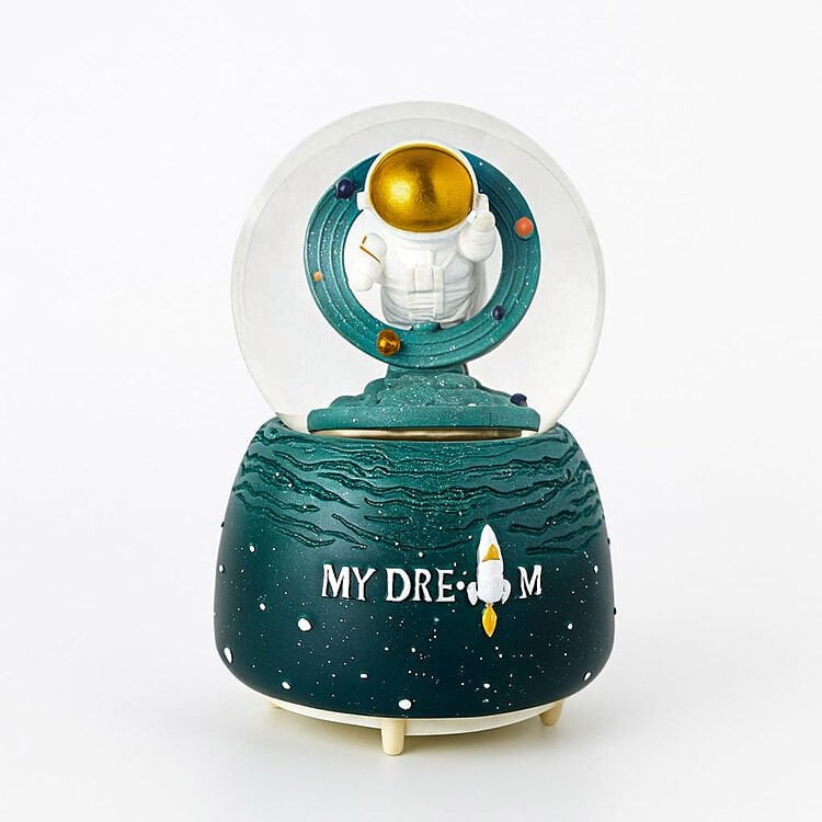 Müzikli ve Hareketli Astronotlu Kar Küresi 10x16 cm