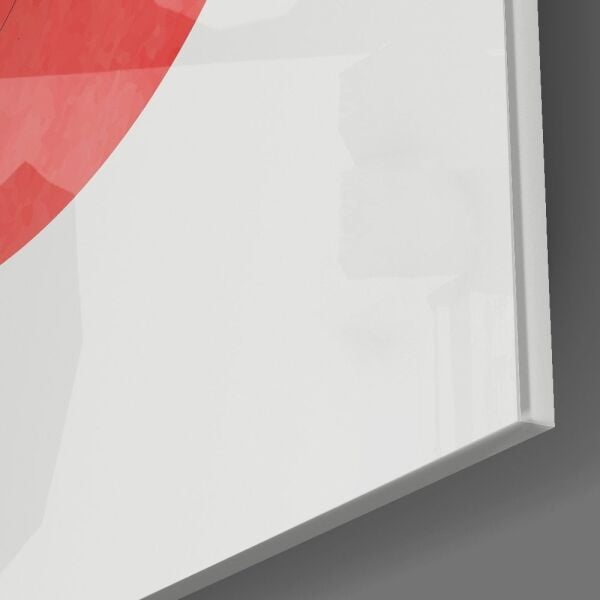 Soyut Şekiller Cam Tablo No:2091