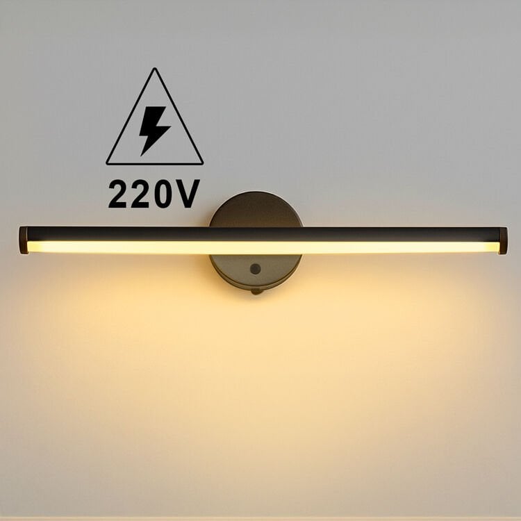 Yapışkanlı Elektrikli Led Aplik Siyah Günışığı Sarısı