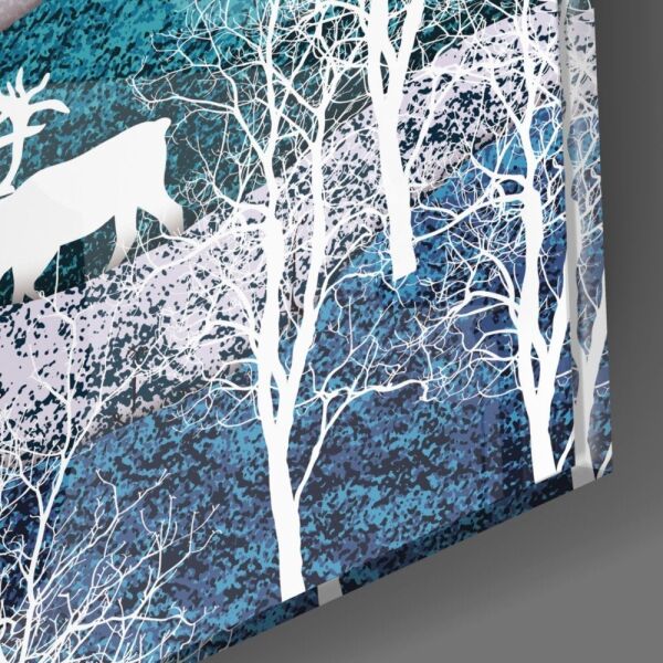 İlüstrasyon Manzara Cam Tablo